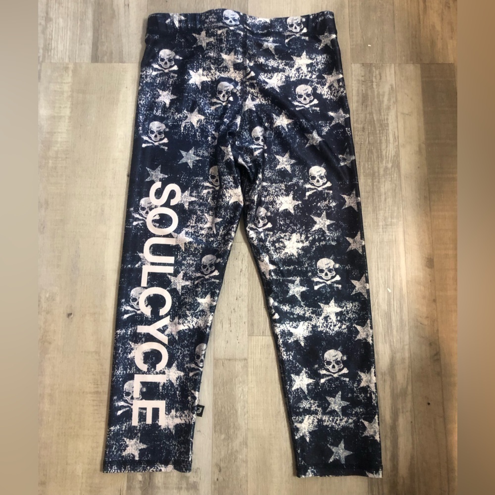 Terez for SoulCycle Skull and Star leggings size medium